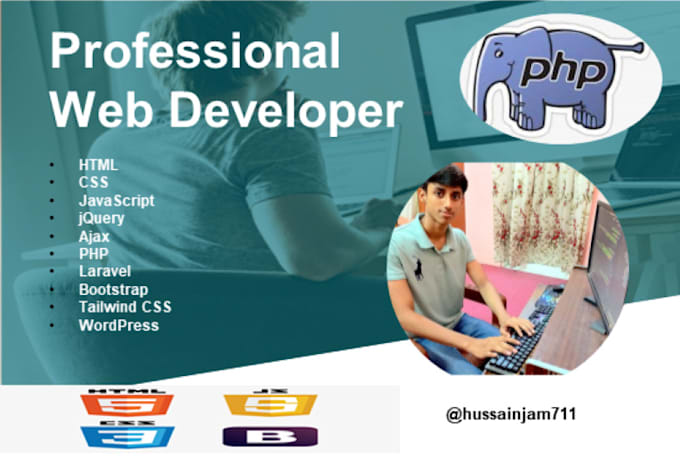 Teach you html , css and full php with mysql database by Hussainjam711 ...