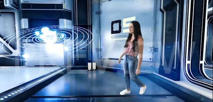 create a custom 3d stunning metaverse video and environment design