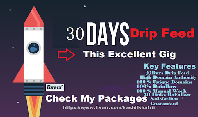 boost your rank 30 day SEO drip feed link building services