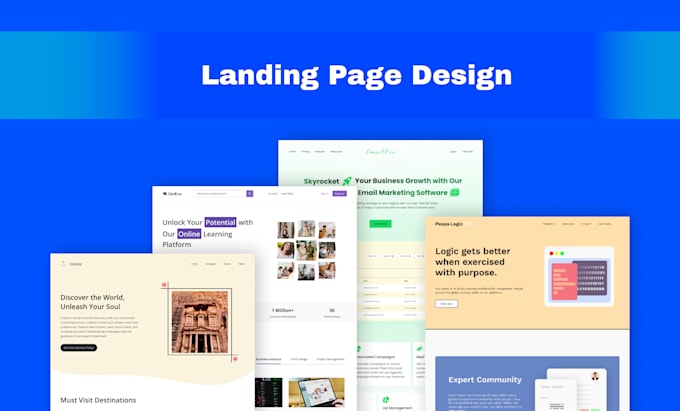 Design website landing page ui ux design in figma by Theestonianic | Fiverr