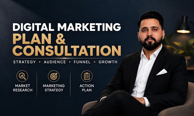 deliver a digital marketing plan and consultation