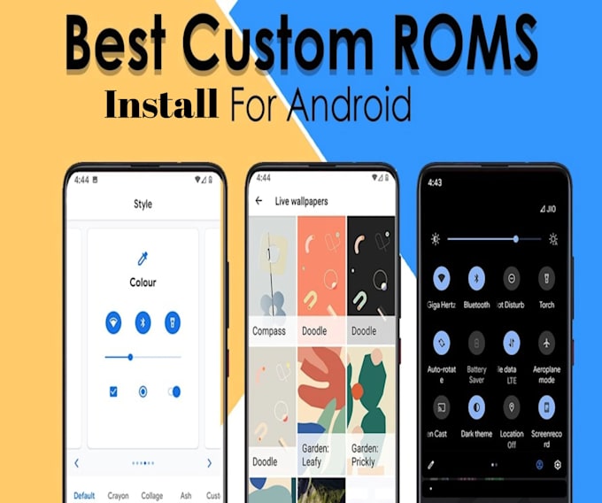 install custom rom, android root, fix your device remotely