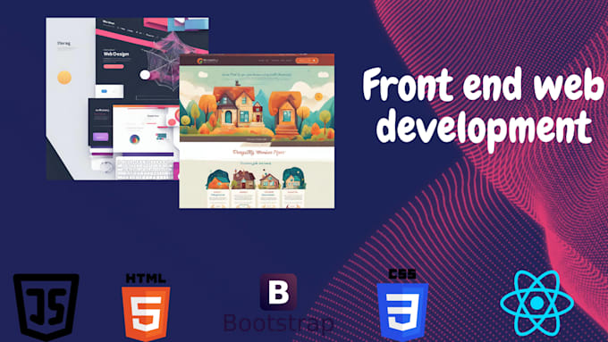 Be your custom frontend wizard react developer, html, css, bootstrap ...