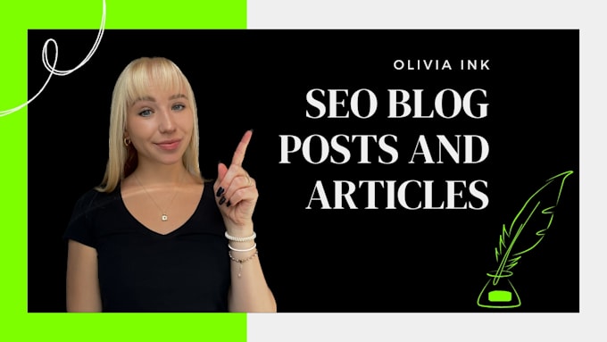 write high quality SEO blog posts and articles