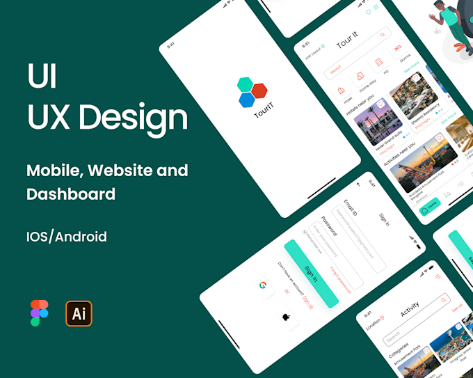 Create stunning ui ux designs for your app and website by Yashwanth285 ...