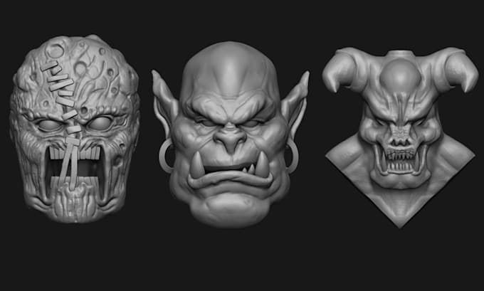 sculpt high quality 3d models for 3d printing