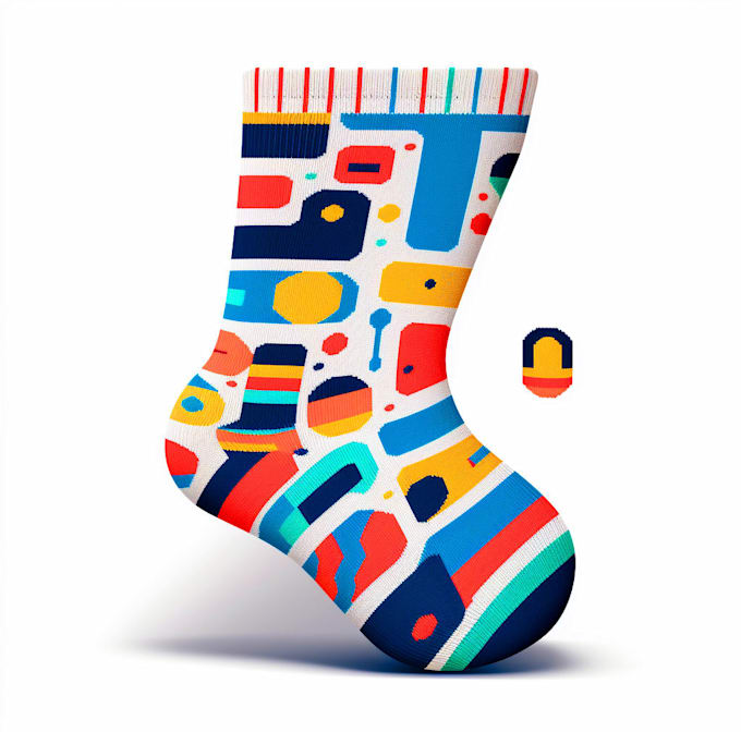 Draw unique socks design for you by Qhieth Fiverr
