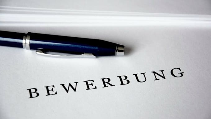 write your job application