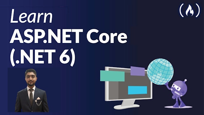 teach you the basics of c sharp, oop and asp dot net apis