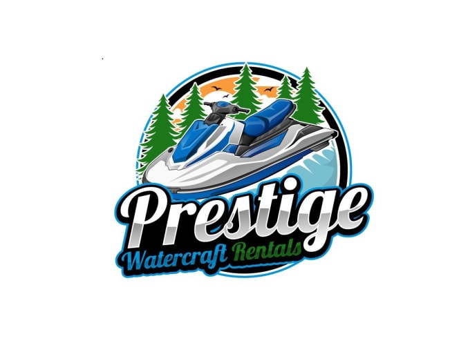 Design high quality sports jet ski logo for your business with 24 hours