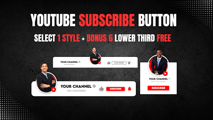 How To Make Like And Subscribe Animation Create youtube like and subscribe animation button by Salman8320 | Fiverr