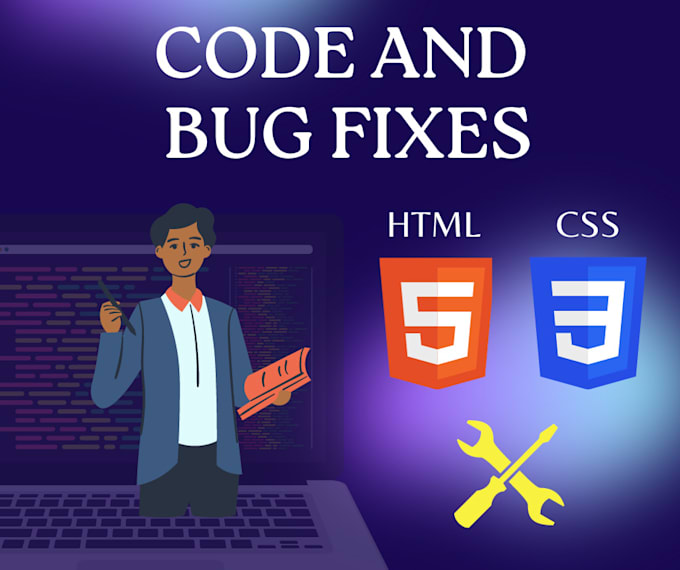 Edit or fix html, css related code by Dhruvmehta02 | Fiverr