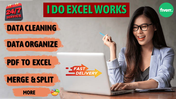 do data cleaning, organize, merge, split and pdf to excel