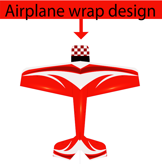 do air plane wrap design, vehicle wrap