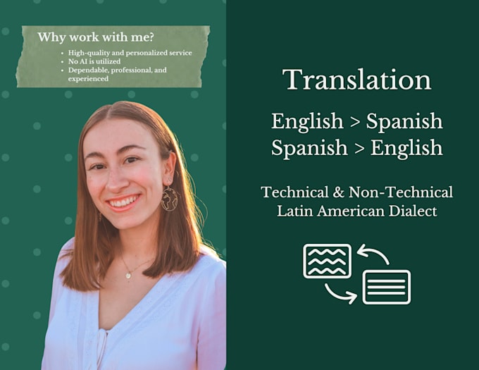 translate and proofread english and spanish documents