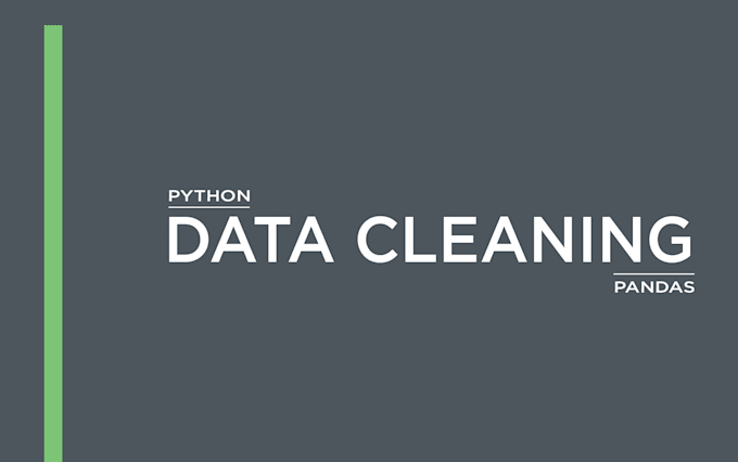 Clean,preprocess, and manipulate data using python pandas by Wahab0789 ...
