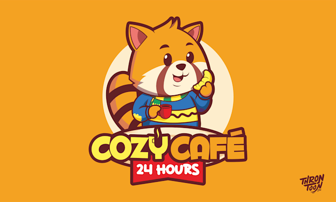 draw custom character illustration and cartoon mascot logo design