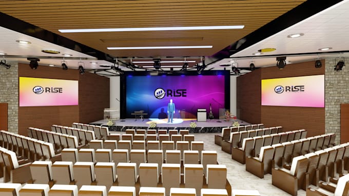 professionally design  your church interior and exterior