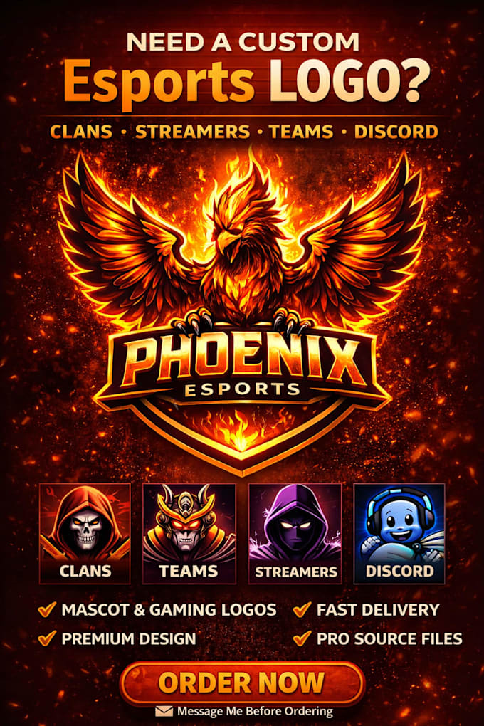 design an esports logo for you
