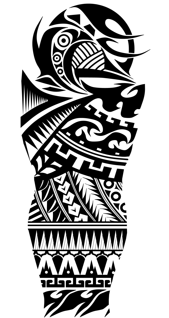 Полинезия эскизы на икру