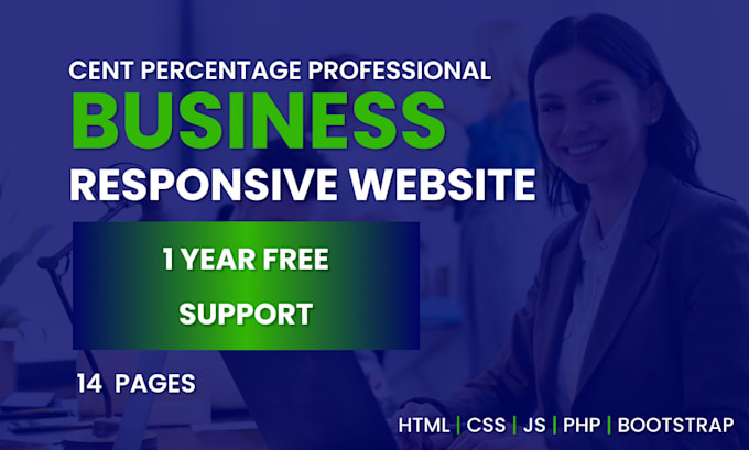 design and develop clean and modern business website