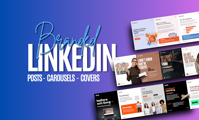 design linkedin carousels, posts that get you noticed