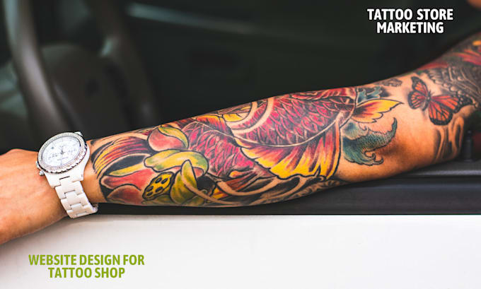tattoo shop and webstore promotion