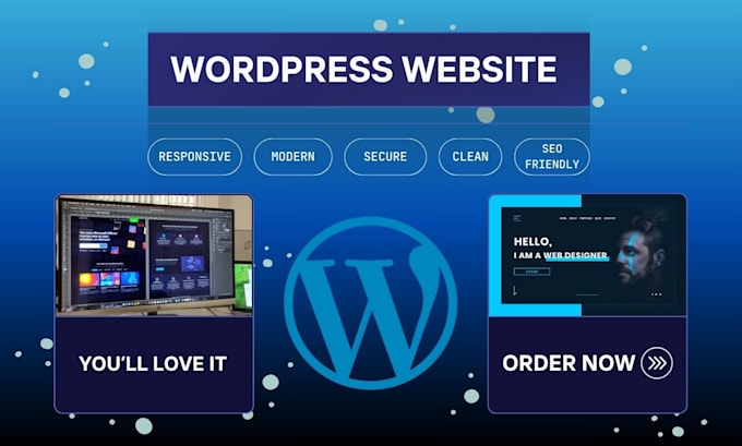 design and develop a responsive wordpress website