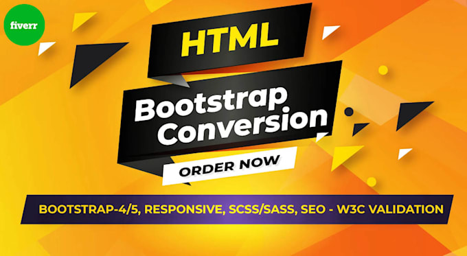 Figma to html css using boostrap for responsive website design by ...