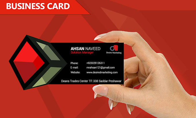 design a professional unique business card design within 3 hours