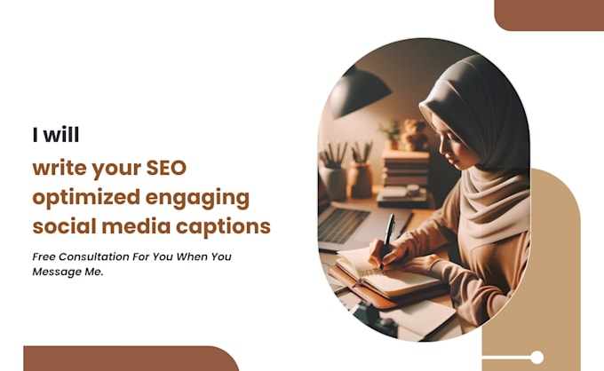 Write your seo optimized engaging social media captions by Rola_digital ...