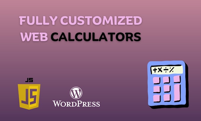 Customize calculator html css javascript web user interface online ...