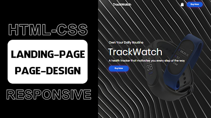 Build responsive html landing pages or one page website by Lukcaas | Fiverr