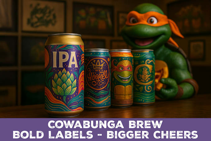 design premium craft beer and cider labels