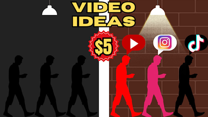 find video ideas for your youtube, tik tok, instagram