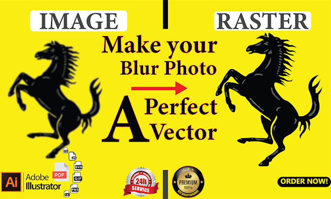 manual vector tracing, vectorize, redraw, illustrator work