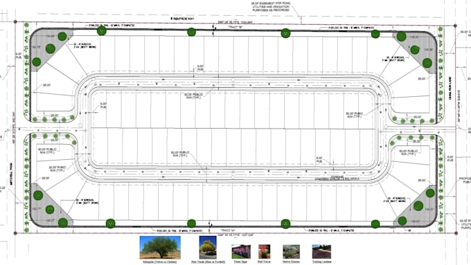 create 2d landscape plan, garden design and site layout