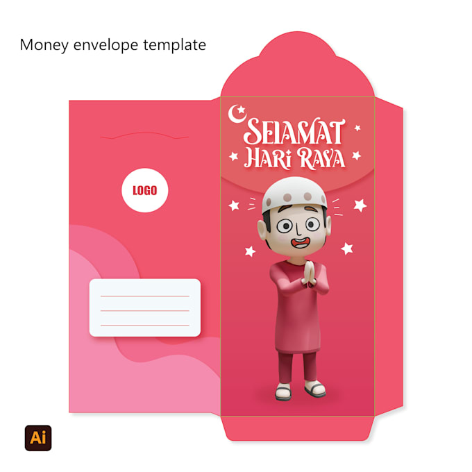 design envelopes for hari raya and more