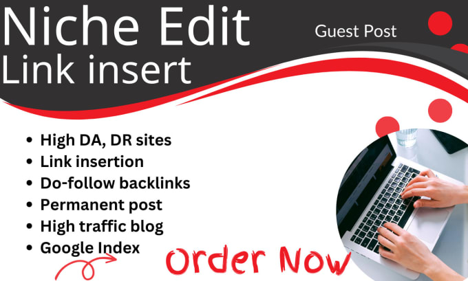 insert permanent links on 100 percent niche relevant articles