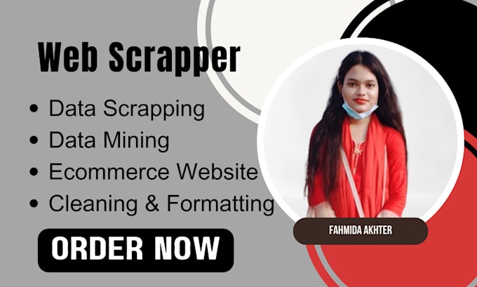 do web scraping, data scraping, cleaning and formatting