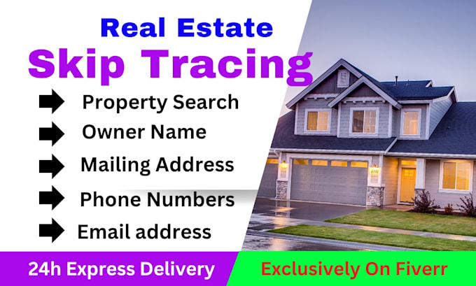 do bulk llc  skip tracing for real estate and homeowner , property owner