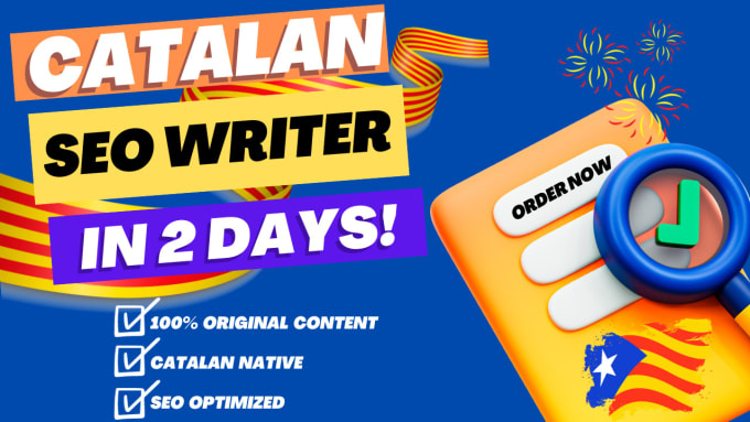 I will be your SEO content writer in catalan