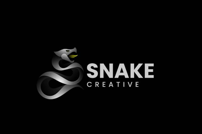 Do make an modern custom snake, python logo by Alexander_argir | Fiverr