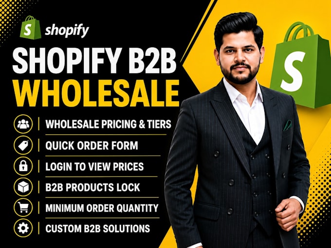 setup wholesale feature in shopify store