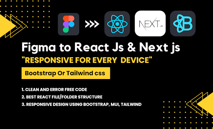 Develop a responsive website using react, vue and html css by Rakib ...