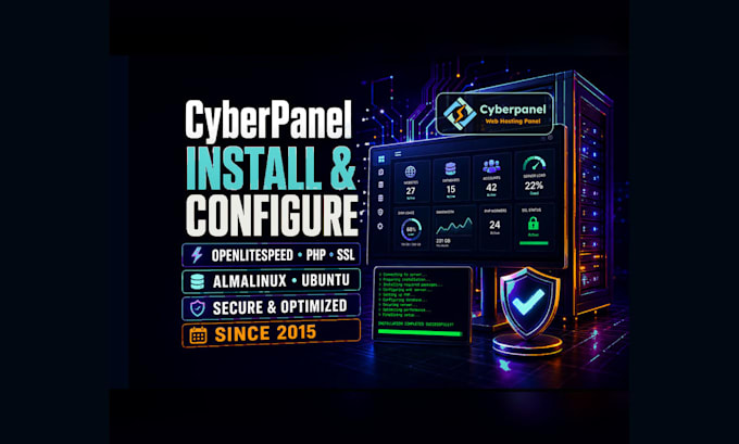 install, configure or fix any cyberpanel issues