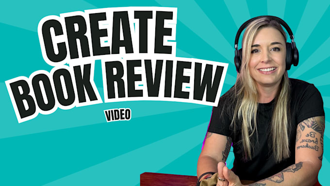 create a book review style video for amazon