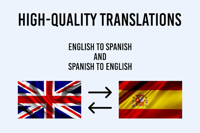 Translate english to spanish traducción de español a inglés