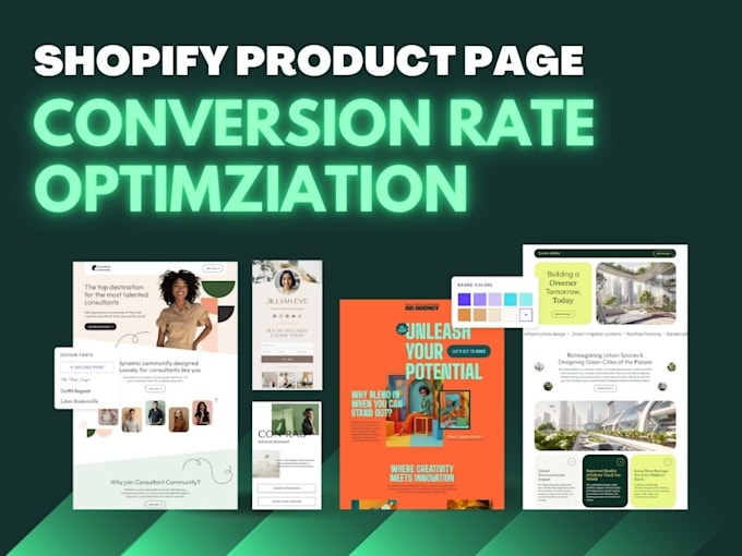 Build cro optimized shopify landing page with pagefly, gempages, replo ...