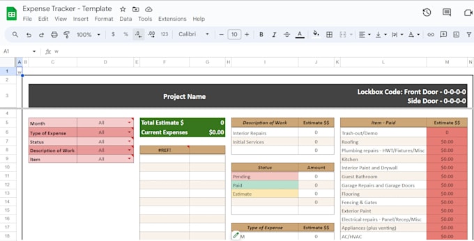 manage your rehab project